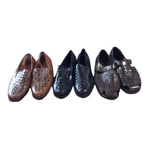 3 PR Men’s Leather Deer Stags Shoes New NWOB 11M